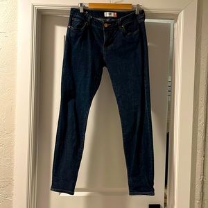 Cabi skinny jeans. Stretchy and super comfortable.  Dark denim.